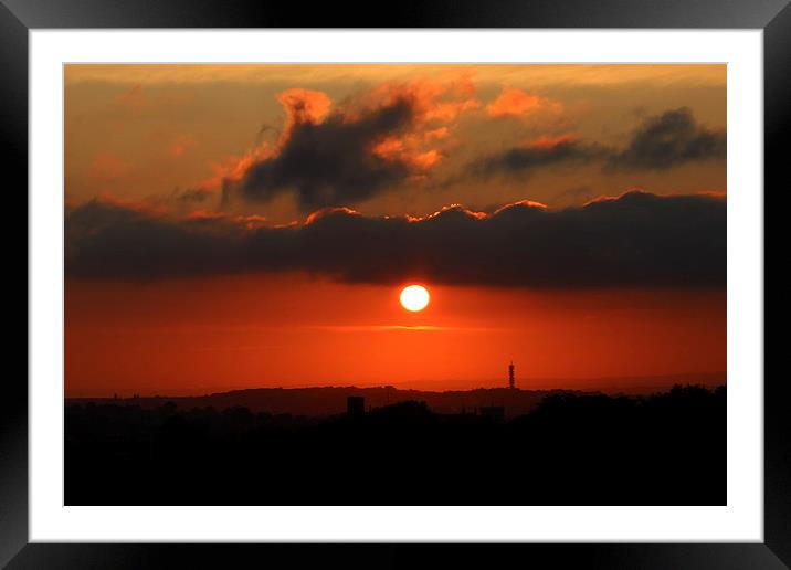 Sunrise over Avon Gorge, Bristol Framed Mounted Print by Caroline Hillier