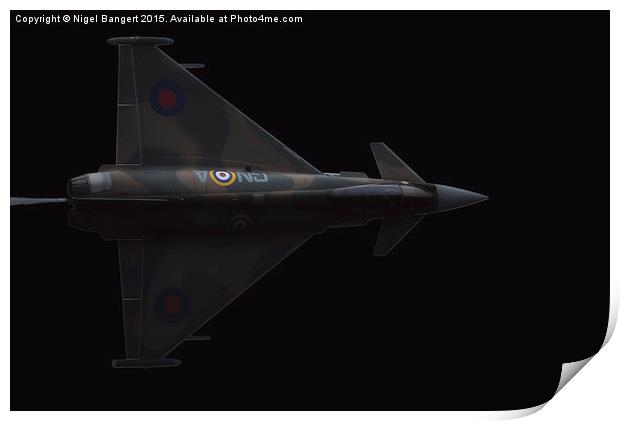  Eurofighter Typhoon Print by Nigel Bangert