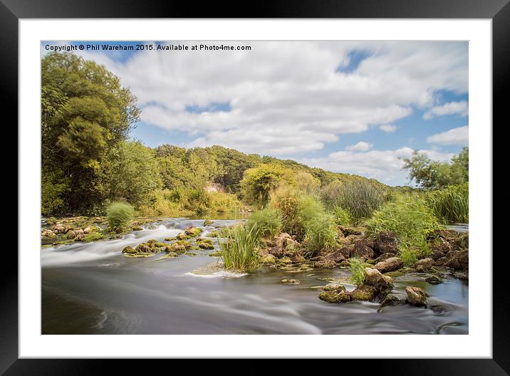  River Stour Dudsbury Framed Mounted Print by Phil Wareham