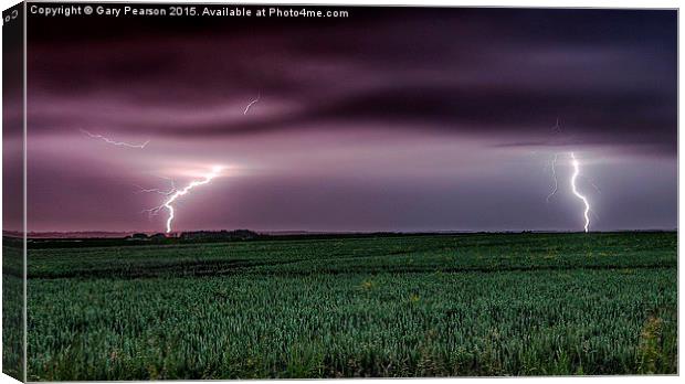 Thunderbolt and Lightning..........  Canvas Print by Gary Pearson