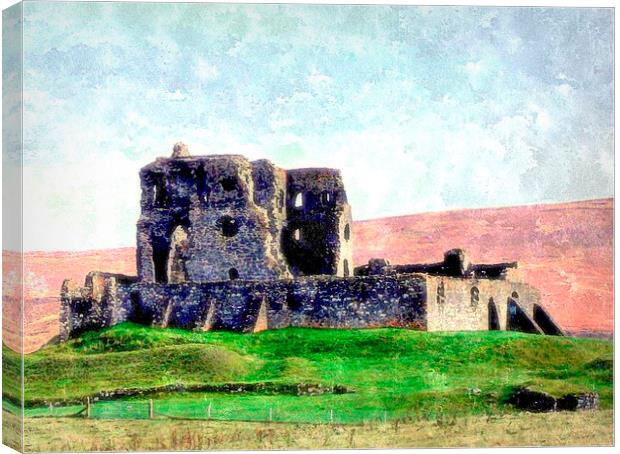  auchindoun castle - scotland Canvas Print by dale rys (LP)