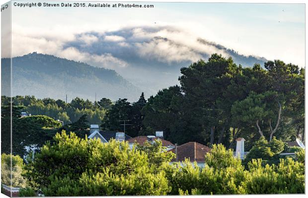 Dramatic Sintra Peaks from Cosy Cascais Abode Canvas Print by Steven Dale