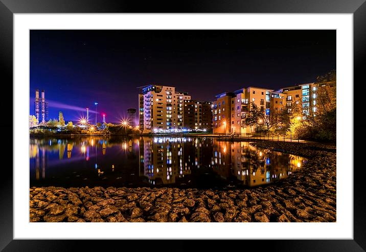 Reflection, Cardiff Bay Framed Mounted Print by Dean Merry