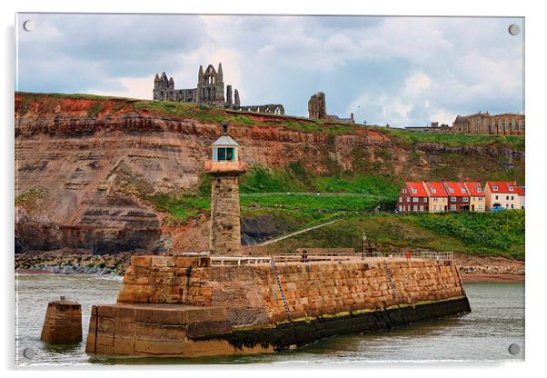 Whitby Standing The Test Of Time Acrylic by Marie Castagnoli