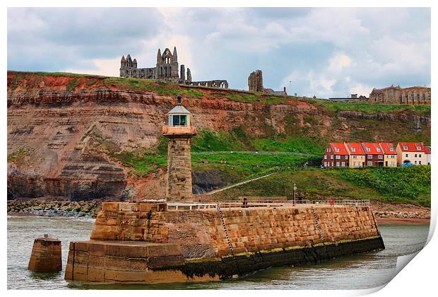 Whitby Standing The Test Of Time Print by Marie Castagnoli