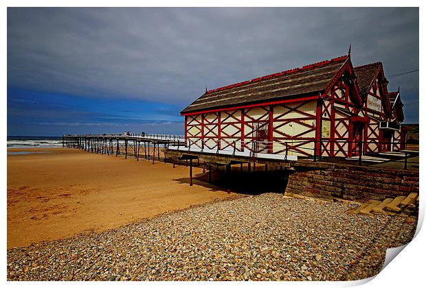   A Very Victorian Pier Print by Marie Castagnoli