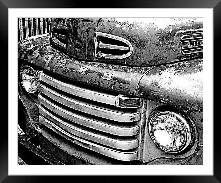 Ford  F-1 Framed Mounted Print by Doug McRae