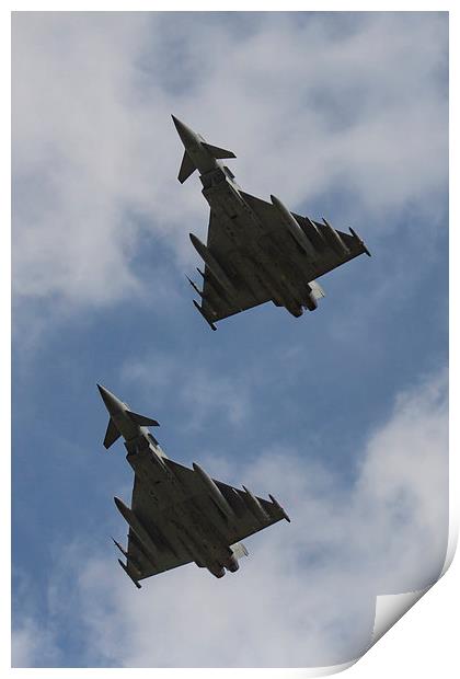  Typhoon Fly-by Print by Nigel Jones