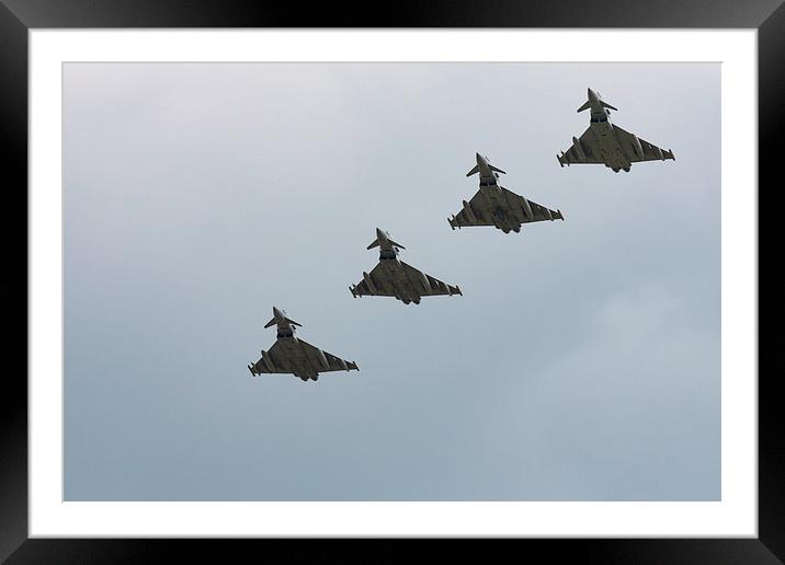  RAF Four by Four Framed Mounted Print by Nigel Jones