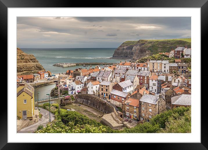  Staithes North Yorkshire Framed Mounted Print by Stephen Mole