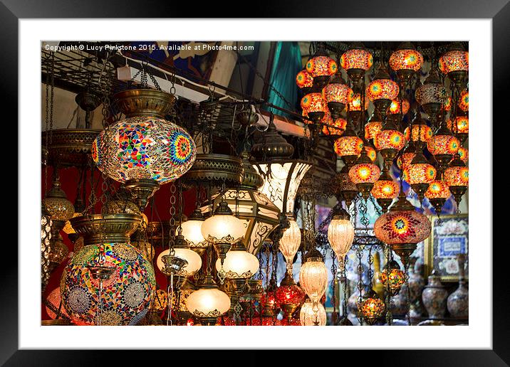  Turkish Lanterns Framed Mounted Print by Lucy Pinkstone