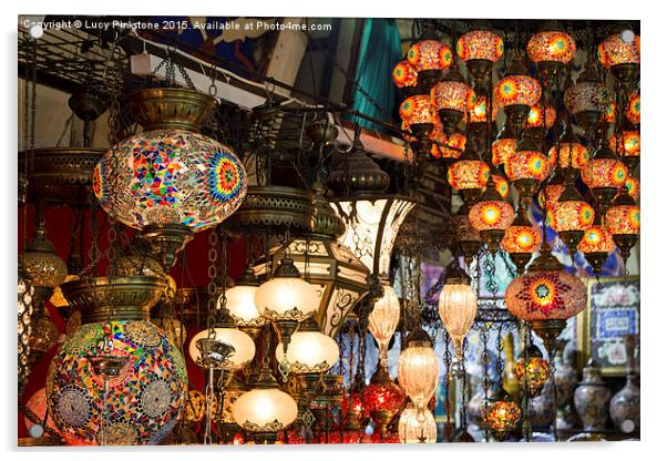  Turkish Lanterns Acrylic by Lucy Pinkstone