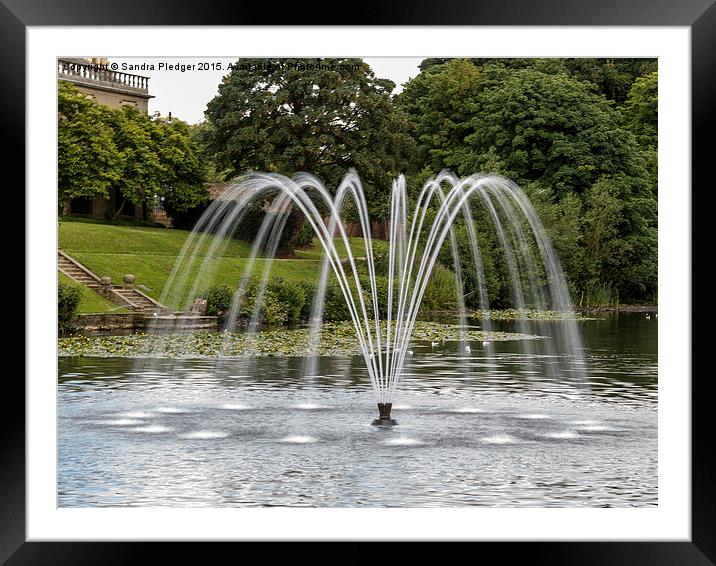  Astley Park Chorley Framed Mounted Print by Sandra Pledger