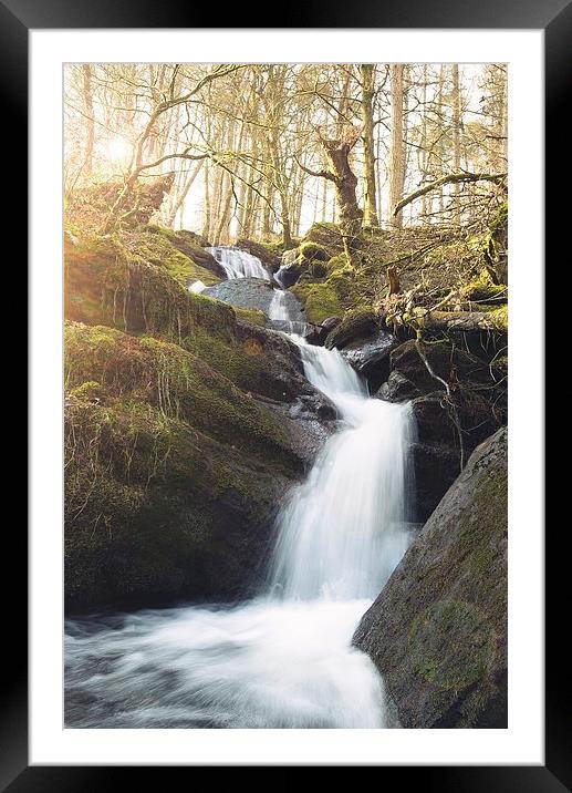 Flowing stream Framed Mounted Print by Dean Merry