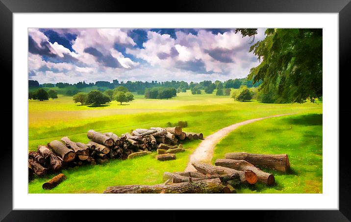 England in the Summer Framed Mounted Print by Colin Evans