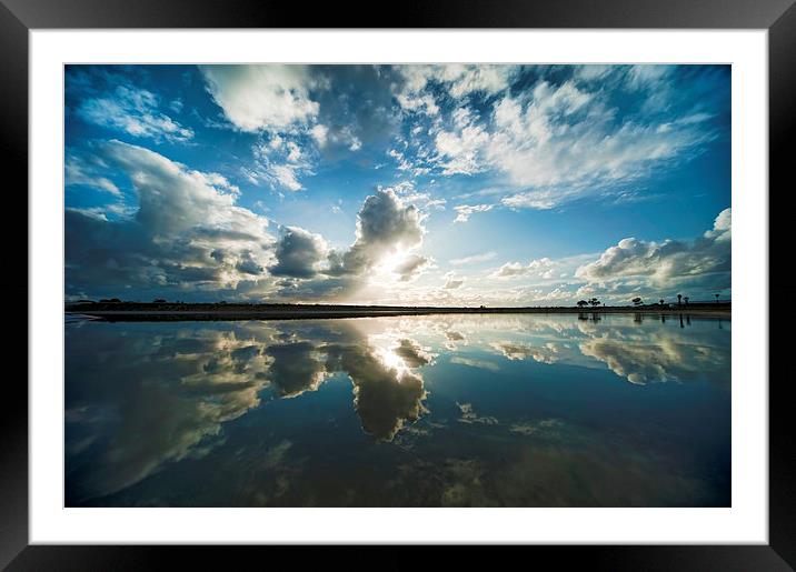  The Calm After Framed Mounted Print by Manuel Canseco