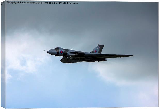 Vulcan Arrival  Canvas Print by Colin irwin