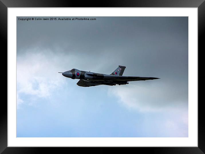 Vulcan Arrival  Framed Mounted Print by Colin irwin
