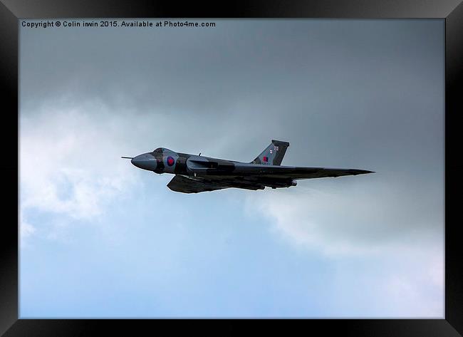 Vulcan Arrival  Framed Print by Colin irwin