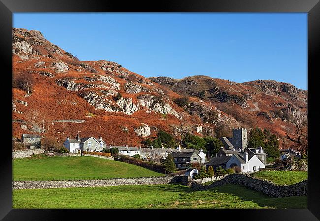  Chapel Stile amongst the fells. Framed Print by Ian Duffield