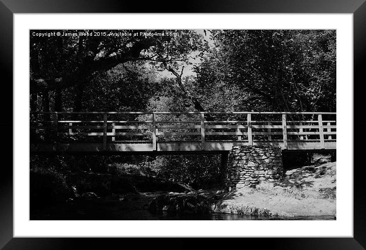  Aira Beck Bridge Framed Mounted Print by James Wood