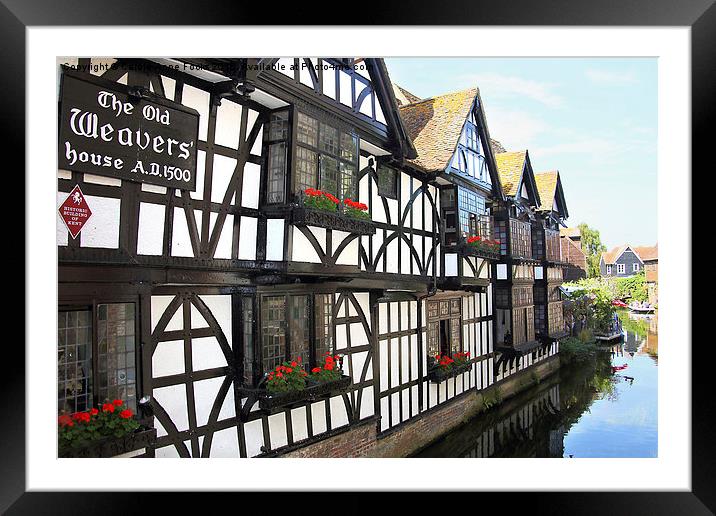  Canterbury, Kent Framed Mounted Print by Carole-Anne Fooks