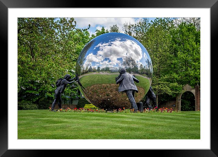  On the ball Framed Mounted Print by Gary Schulze