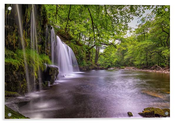  Sgwd Ddwli Uchaf, Brecon Waterfalls Acrylic by Dean Merry