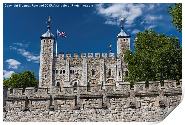  The Tower of London Print by James Rowland