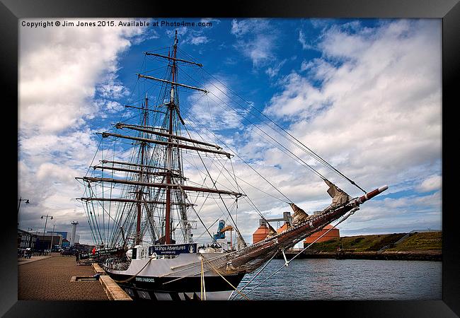  Tall Ship Framed Print by Jim Jones