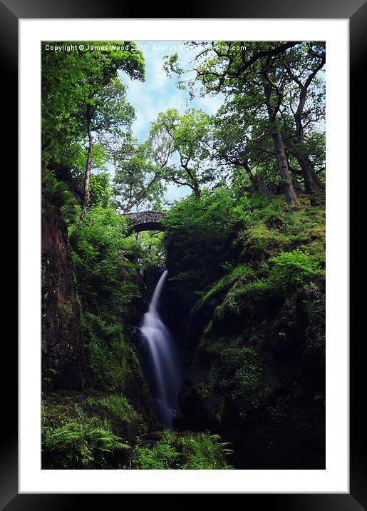 Aira Force Framed Mounted Print by James Wood
