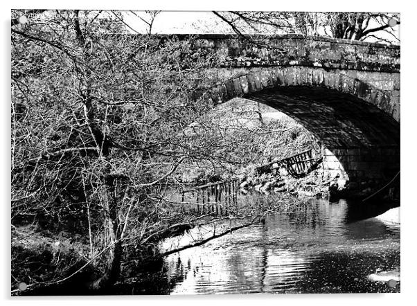  Gowkhall bridge Acrylic by Tanya Lowery