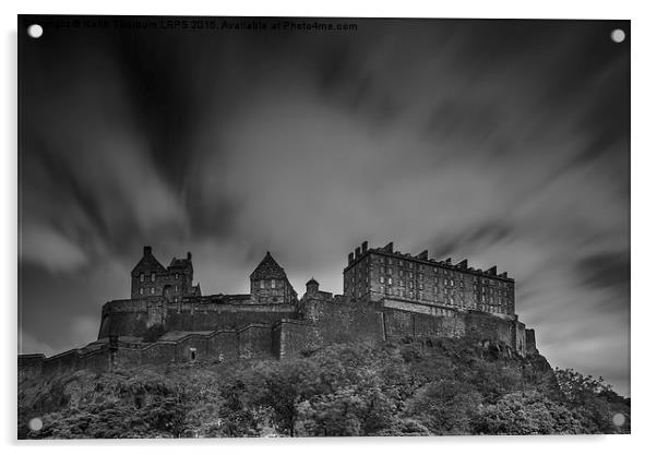 Edinburgh Castle Acrylic by Keith Thorburn EFIAP/b