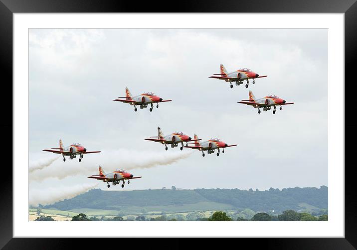  Patrulla Águila landing Framed Mounted Print by Andrew Richards