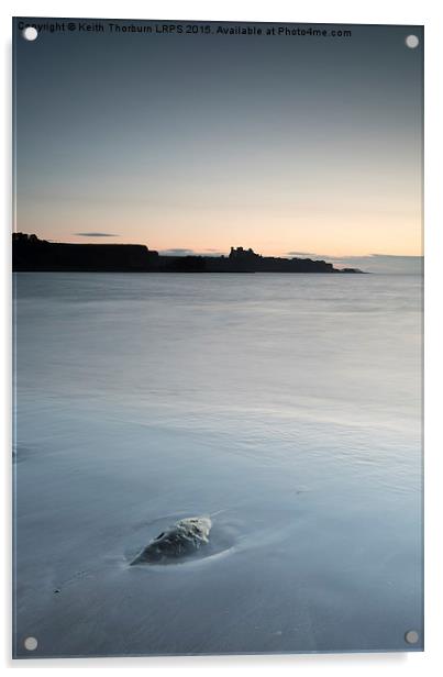Tantallon and Bass Rock Panorama Acrylic by Keith Thorburn EFIAP/b