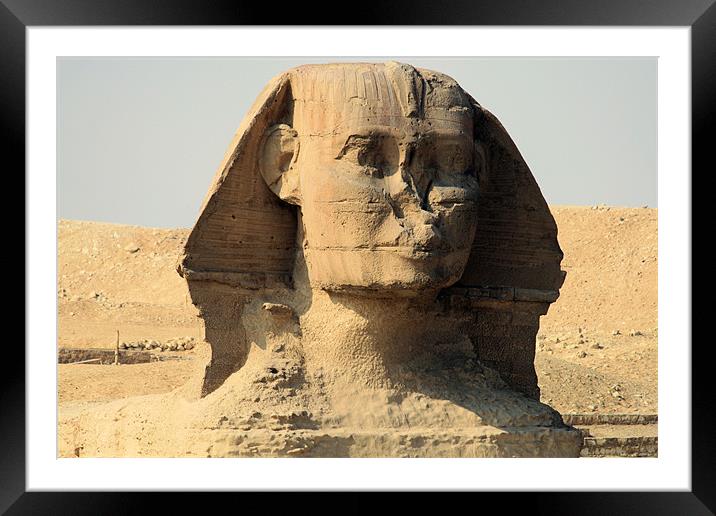 Great Sphinx of Giza Framed Mounted Print by Ruth Hallam