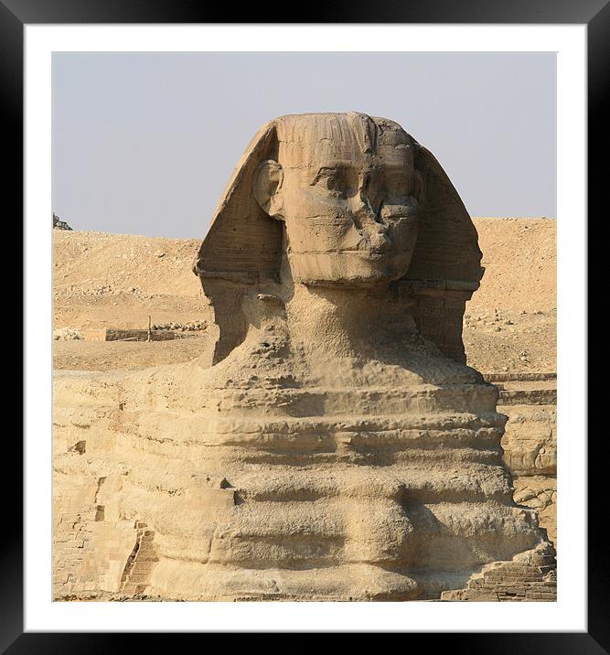 Great Sphinx of Giza 2 Framed Mounted Print by Ruth Hallam