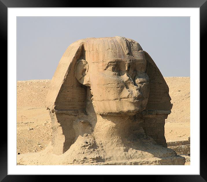 Great Sphinx of Giza 6 Framed Mounted Print by Ruth Hallam