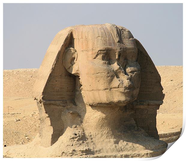 Great Sphinx of Giza 6 Print by Ruth Hallam