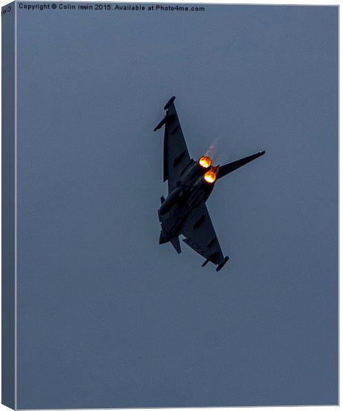  Afterburner Canvas Print by Colin irwin
