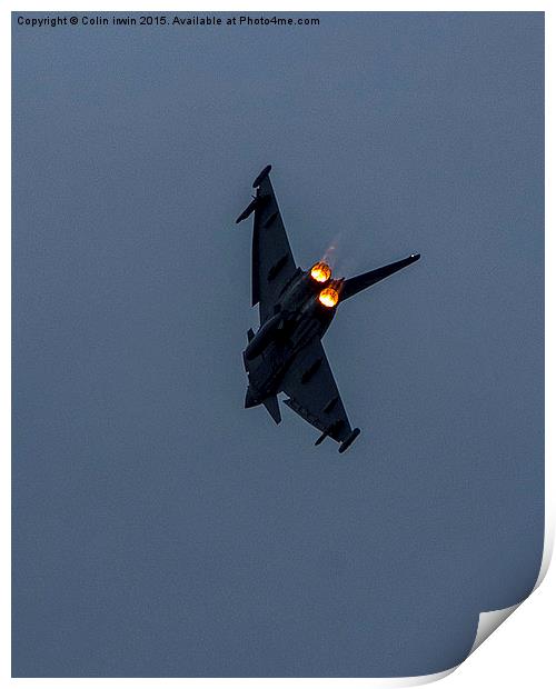  Afterburner Print by Colin irwin