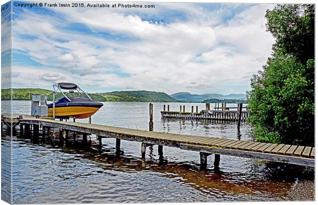  Windermere view from a local hotel grounds Canvas Print by Frank Irwin