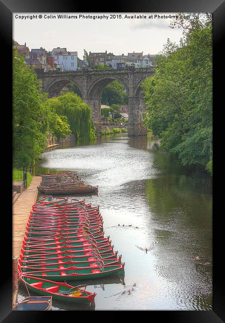  Knaresborough Rowing Boats 3 Framed Print by Colin Williams Photography