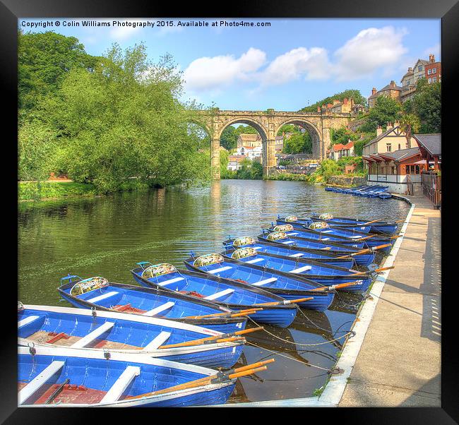  Knaresborough Rowing Boats 4 Framed Print by Colin Williams Photography