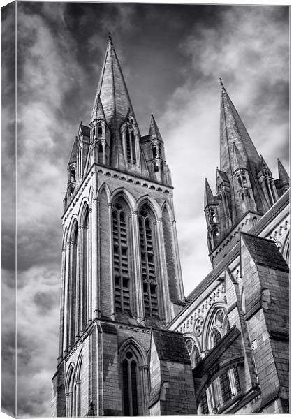  Truro Cathedral Canvas Print by John Baker