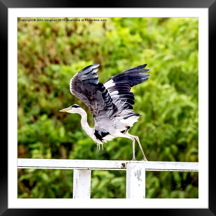  Countdown to take off Framed Mounted Print by John Vaughan