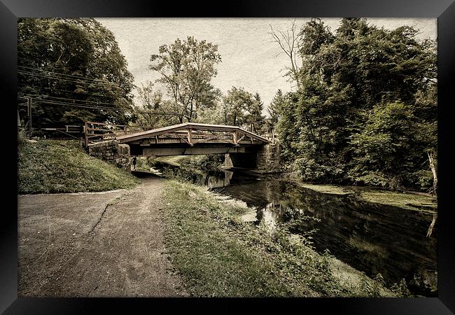  Delaware Canal Framed Print by Tom and Dawn Gari