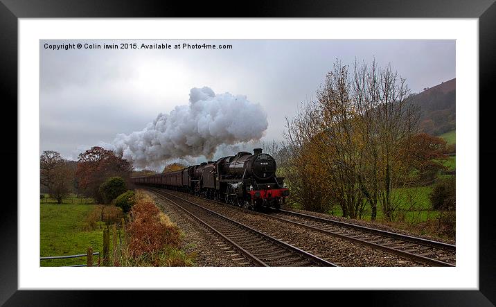 44871 Abergavenny Framed Mounted Print by Colin irwin
