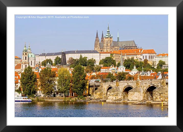 Prague in Czech Republic Framed Mounted Print by Artur Bogacki