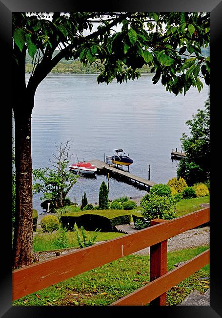  Windermere, from a local hotel grounds Framed Print by Frank Irwin